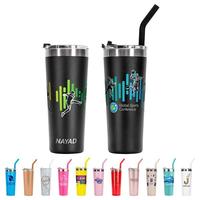 Nayad Trouper 22oz Stainless Double Wall Tumbler with Straw